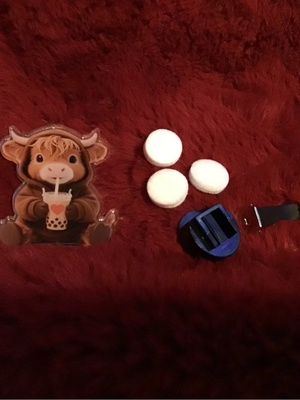 Cute highland cow car vent air freshener holder clip